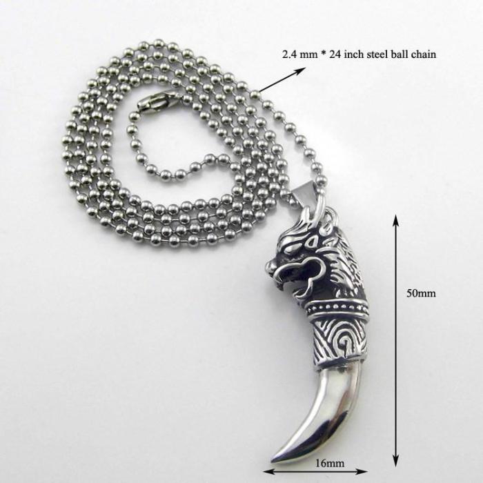 Claw Titanium Necklace
