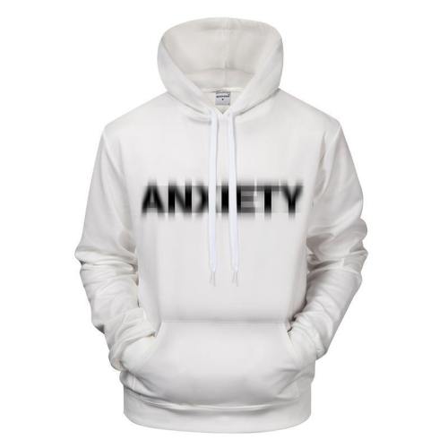 Anxiety 3D - Sweatshirt, Hoodie, Pullover