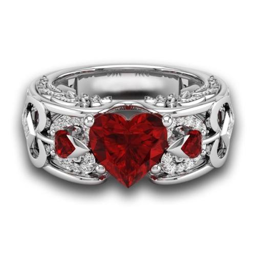 Queen Of Hearts Steel Ring