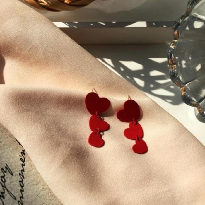 Be My Valentine Heart Shaped Earrings