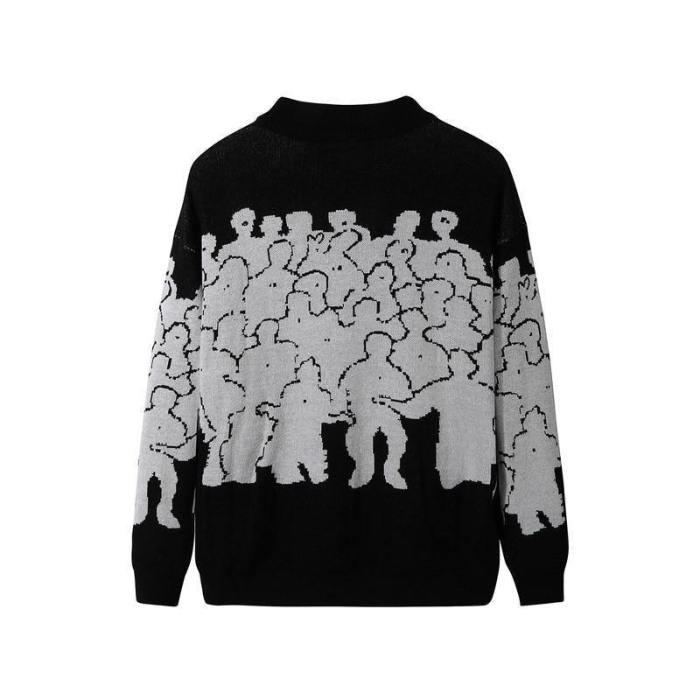 Men Homies No Quit Knitted Sweater