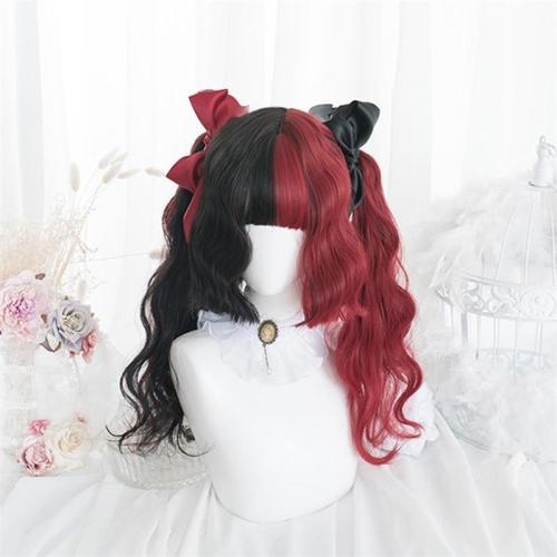 Black & Red Wig
