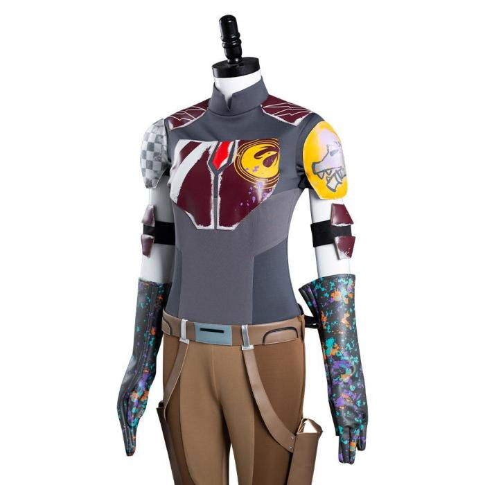 Star Wars Sabine Wren Outfits Halloween Carnival Suit Cosplay Costume