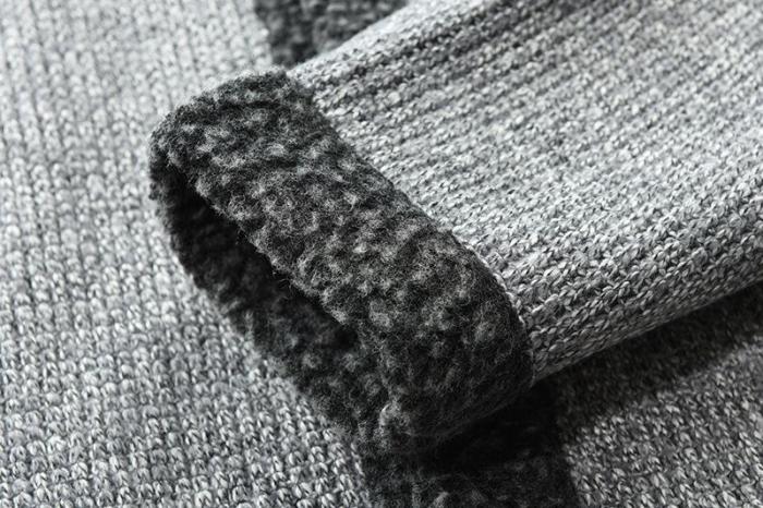 Men Winter Cardigan Wool Warm Winter Clothing