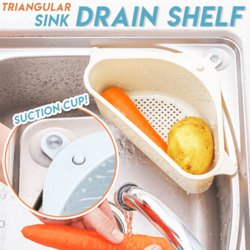 Kitchen Filter-Triangular Sink Drain Shelf