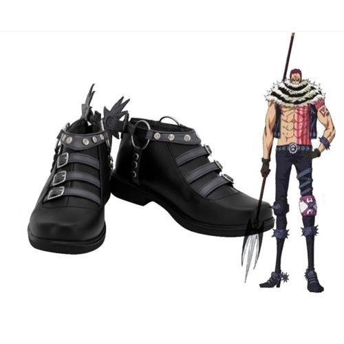 Anime One Piece Charlotte Katakuri Boots Halloween Costumes Accessory Cosplay Shoes