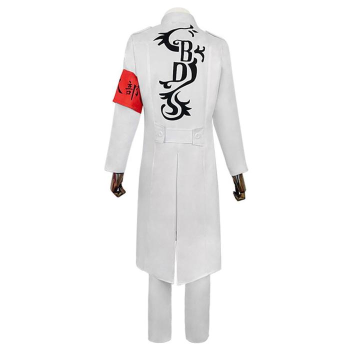 Tokyo Revengers Tokyo Manji Gang White Uniform Outfits Cosplay Costume