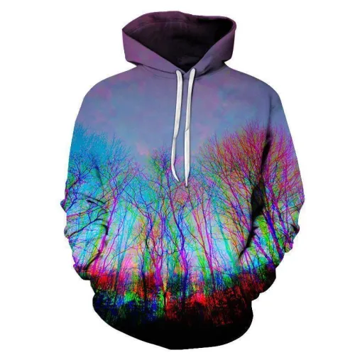 Sunset Woods 3D Sweatshirt Hoodie Pullover