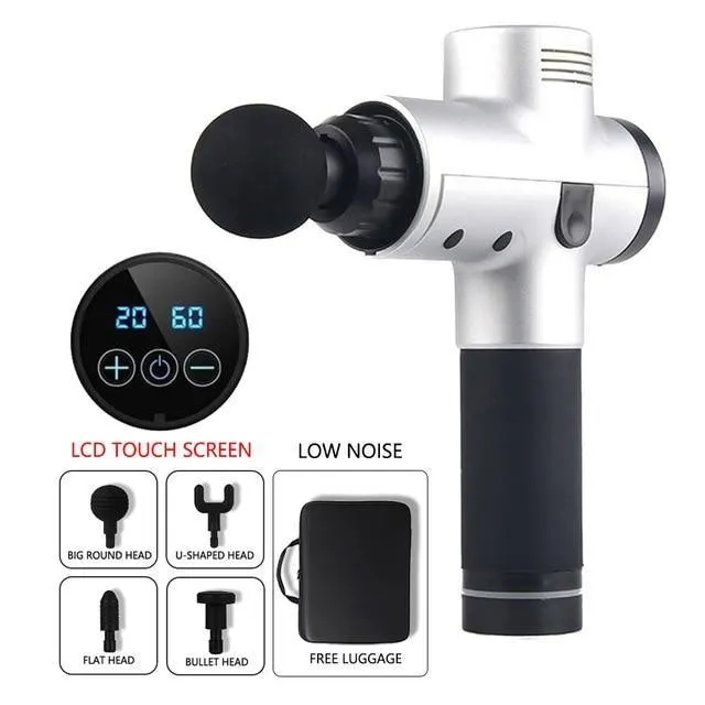 Lcd Deep Muscle Massage Gun Massage Pistol