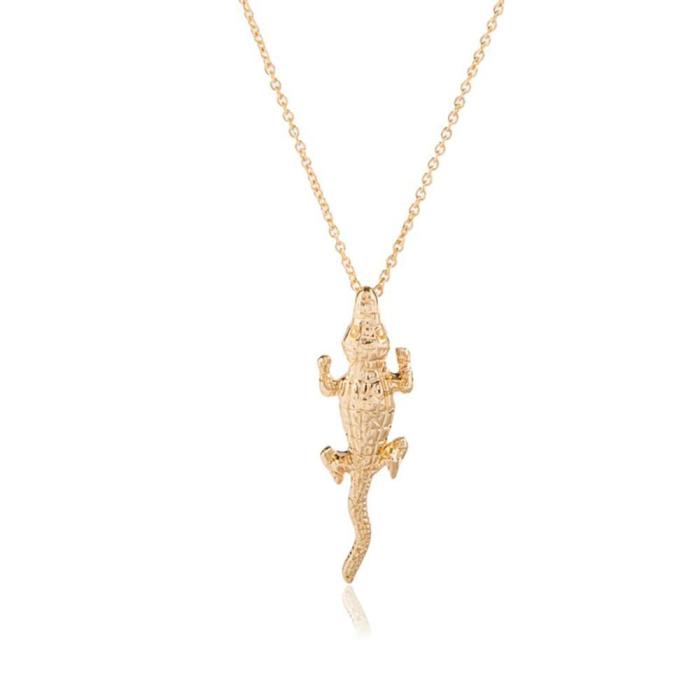 Delicate Snake Pendant Necklace