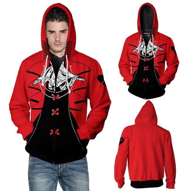 Persona 5 Game Arsène Raoul Lupin D'Andrésy Cosplay Unisex 3D Printed Hoodie Sweatshirt Jacket With Zipper