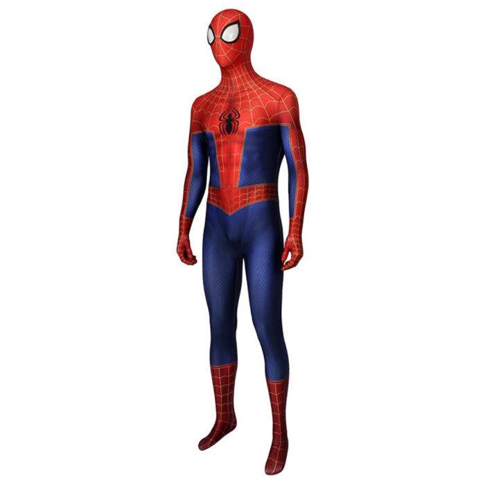 Spider-Man Peter Parker Spider-Man: Into The Spider-Verse Jumpsuit Cosplay Costume -