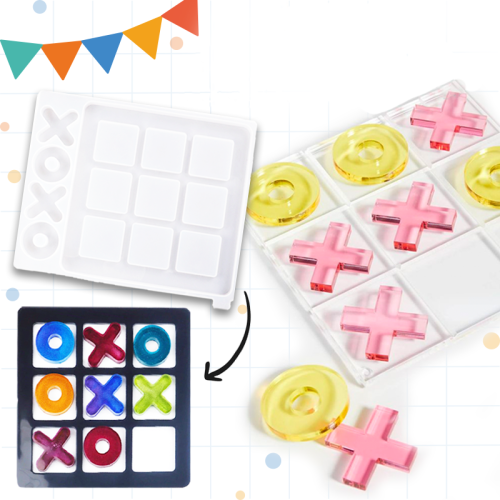 Tic Tac Toe Silicone Mold