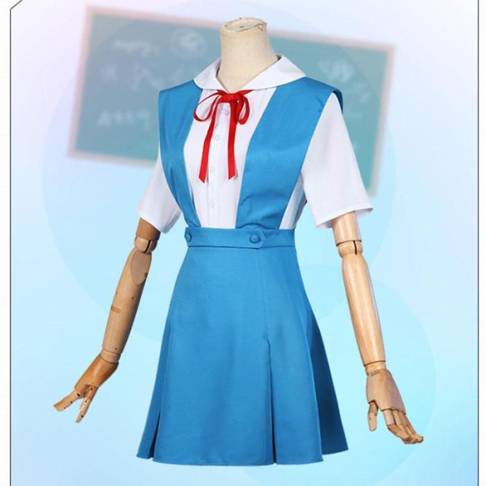 Eva Neon Genesis Evangelion Asuka Langley Sohryu School Uniforms Cosplay Costume