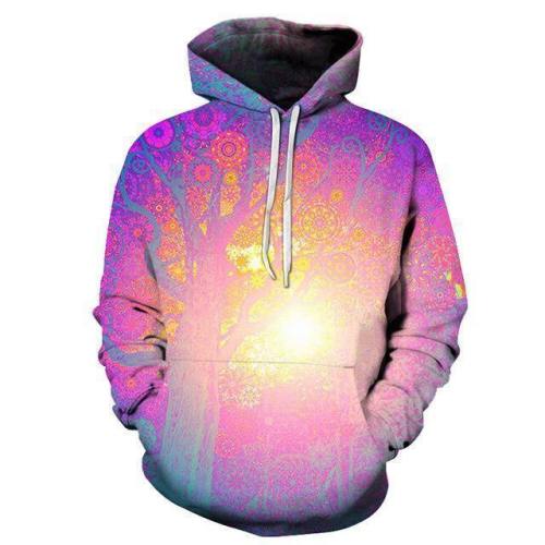 Sun Tree 3D Sweatshirt Hoodie Pullover