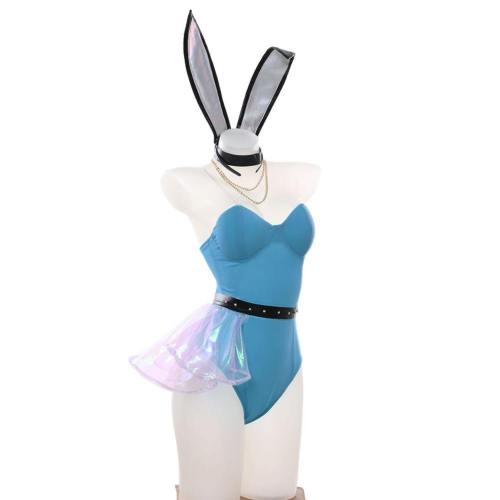League Of Legends Lol Kda Groups Seraphine Bunny Girl Jumpsuit Outfits Halloween Carnival Suit Cosplay Costume