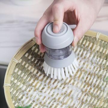 Soap Dispensing Palm Brush