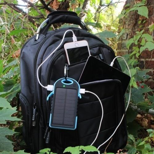5,000 Mah High Speed 2 Port Solar Charger - 5 Colors