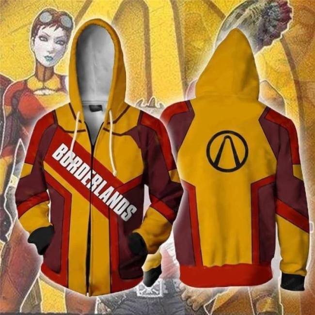 Lilith The Siren Borderlands Game Unisex 3D Printed Hoodie Sweatshirt Jacket With Zipper