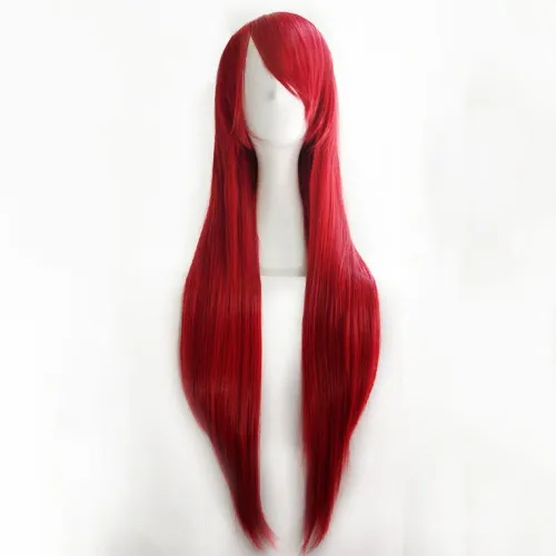 Kushina Uzumaki From Naruto Halloween Red Wine Cosplay Wig