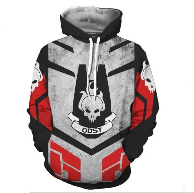Halo Game Covenant War Dach Cosplay Unisex 3D Printed Hoodie Sweatshirt Pullover