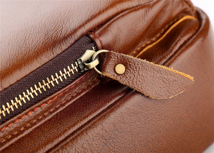 Genuine Leather Vintage Handbag Computer Bag Shoulder Bag