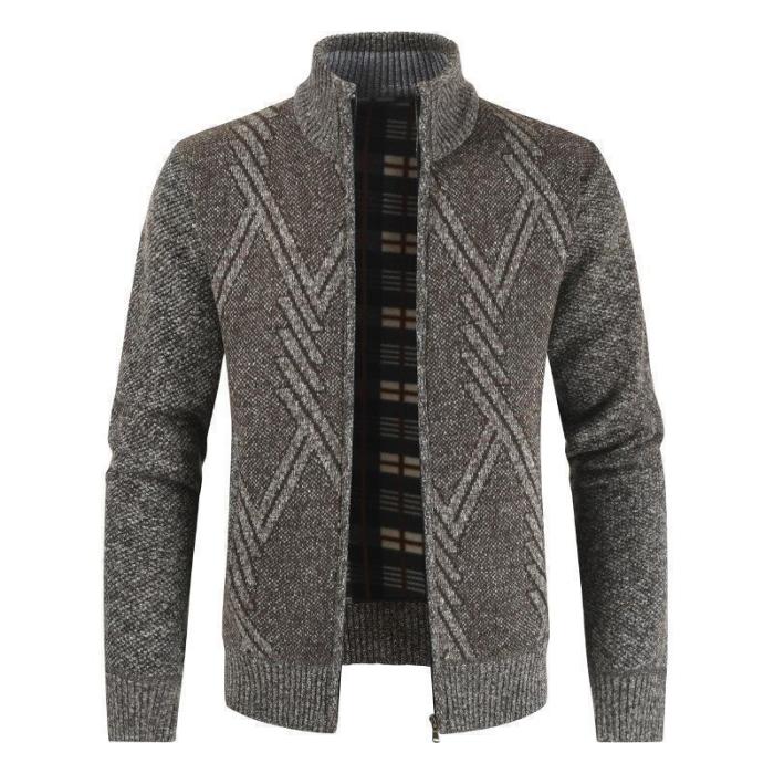 Men'S Knit Jackets Casual Cardigan Sweater Jacket