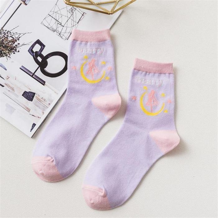 Pretty Usagi Socks (Two Pairs)