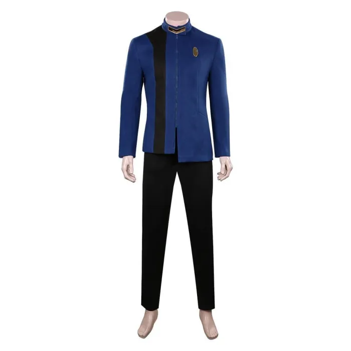 Star Trek: Discovery Season 4 Blue Uniform Outfits Halloween Carnival Suit Cosplay Costume