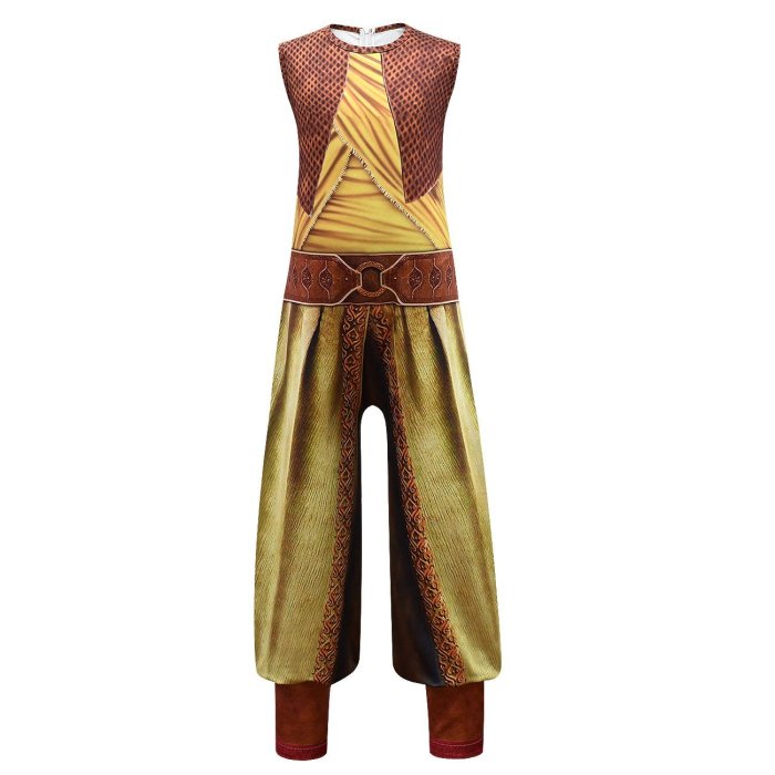 Cosicon Raya And The Last Dragon Cosplay Jumpsuit Halloween Costume For Kids Adults