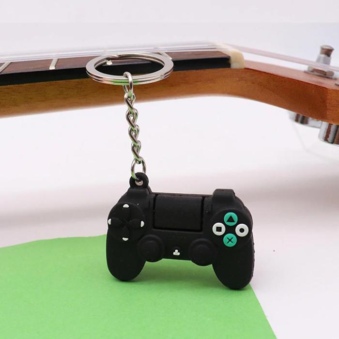 Miniature Video Game Controller Hanging Keychain