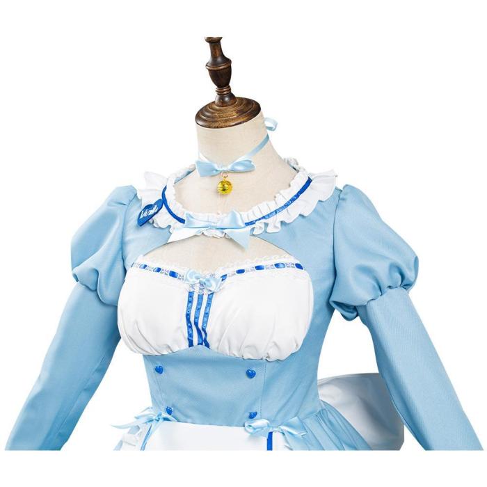 Nekopara Chocola/Vanilla Maid Dress Outfit Halloween Carnival Suit Cosplay Costume