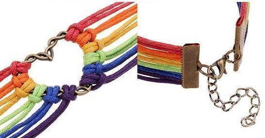 Gay Pride Multicolor Bracelets
