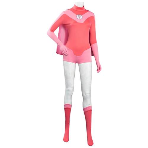 Invincible Atom Eve Cosplay Costumes Outfits With Cloak Halloween Suit