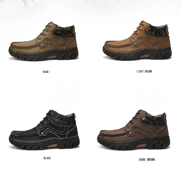 Leather Wear Resistant Non Slip Shoes