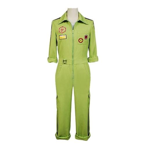 Kazuichi Souda Cosplay Costumes Full Set Outfit Super Danganronpa Cos Overalls Rompers For Women Men Jumpsuit Wig Halloween