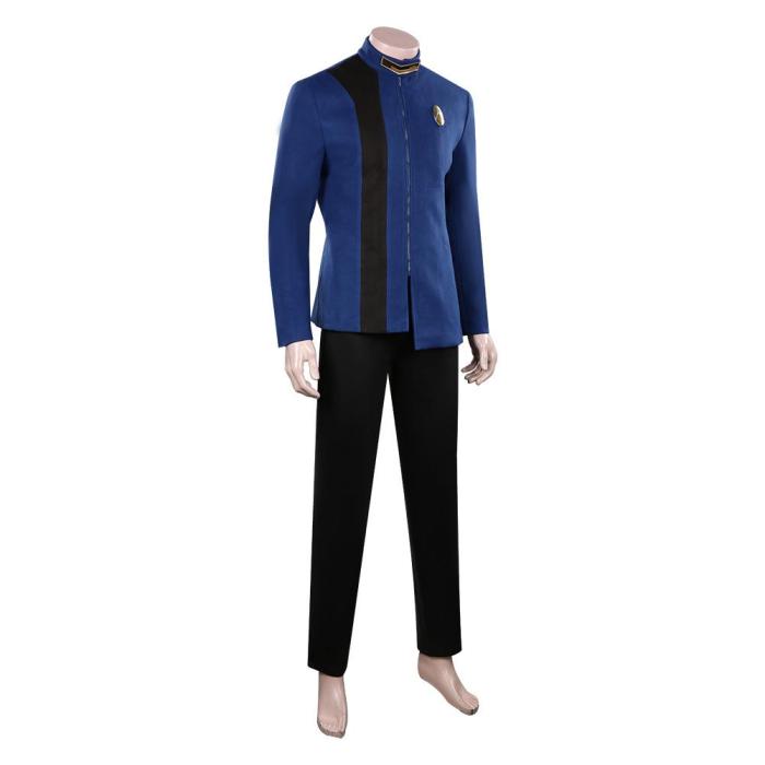 Star Trek: Discovery Season 4 Blue Uniform Outfits Halloween Carnival Suit Cosplay Costume