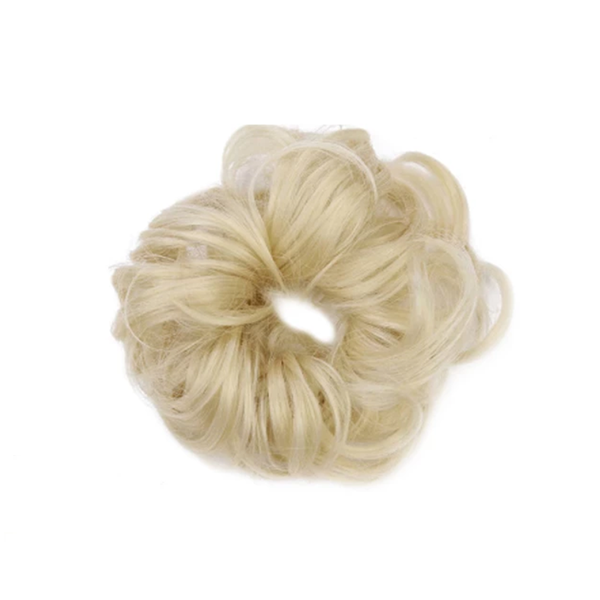 Messy Out-Of-Bed Rose Bun Scrunchie