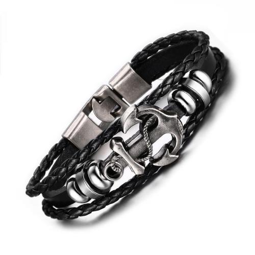 Sea Spirit Leather Bracelet