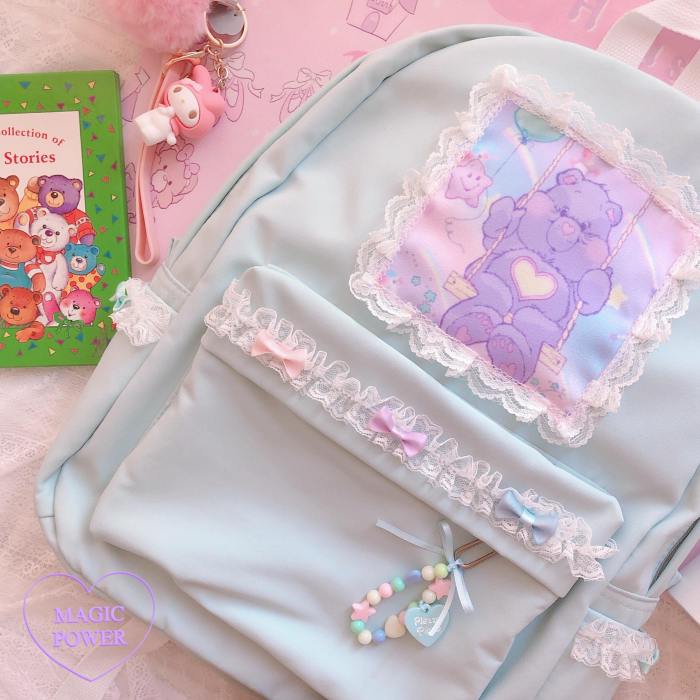 Pastel Bear Backpack