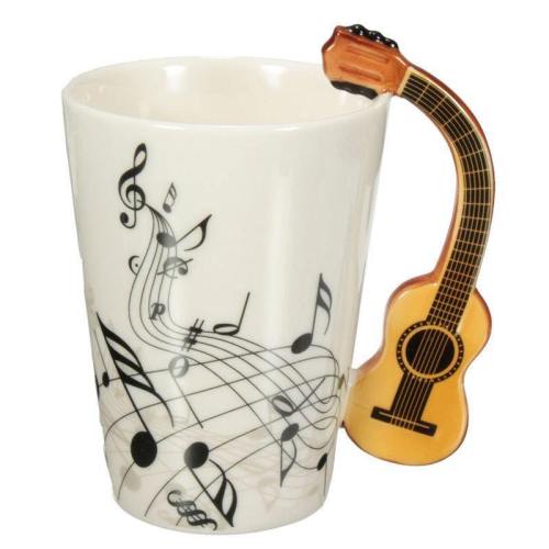 Guitar Ceramic Coffee Cup