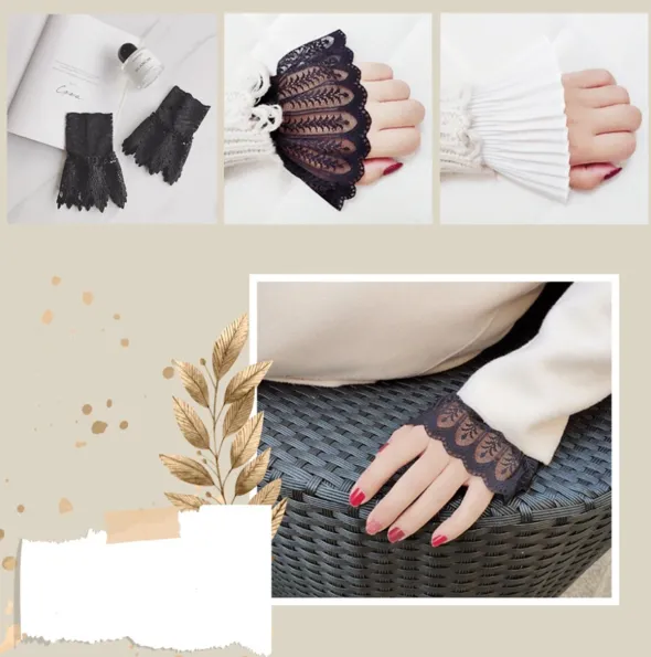 Layered Sleeve Wrist Cuff