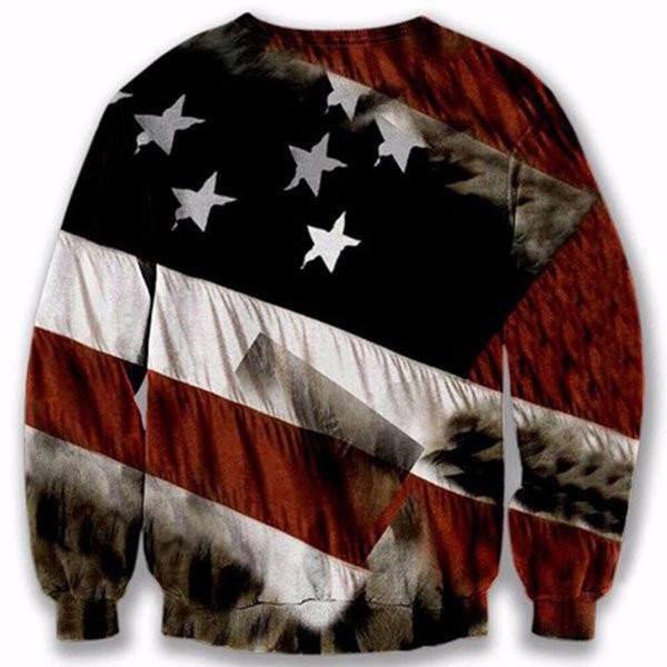 Exclusive: Eagle Usa Flag 3D Sweatshirt/Hoodie