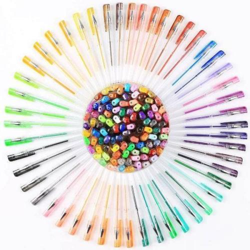 Glitter Gel Pens For Adult Coloring Books