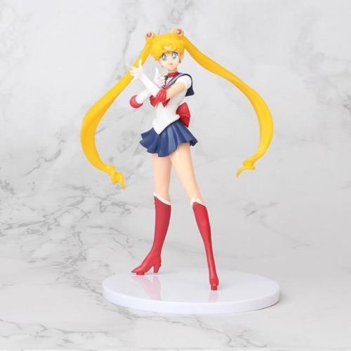 13-18Cm Sailor Moon Tsukino Wings Cake Decoration Pvc Action Figure Collection Model Toy Doll Birthday Gifts For Girl