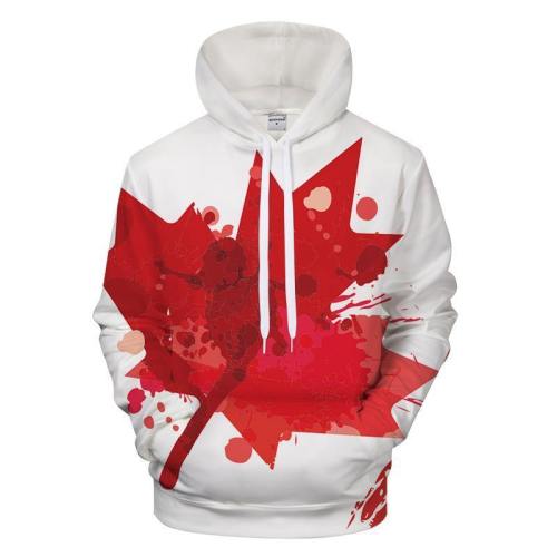 Giant Canadian Leaf 3D - Sweatshirt, Hoodie, Pullover