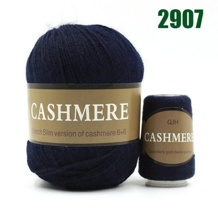 100% Mongolian Cashmere Hand-Knitted Yarn