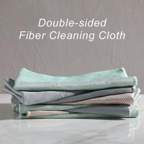 Double-Sided Fiber Cleaning Cloth