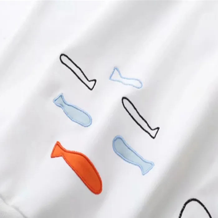 Cat Fish Fake Two-Piece Sweatshirt