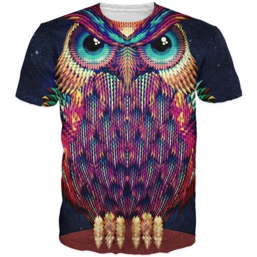 Edm Style Owl T-Shirt
